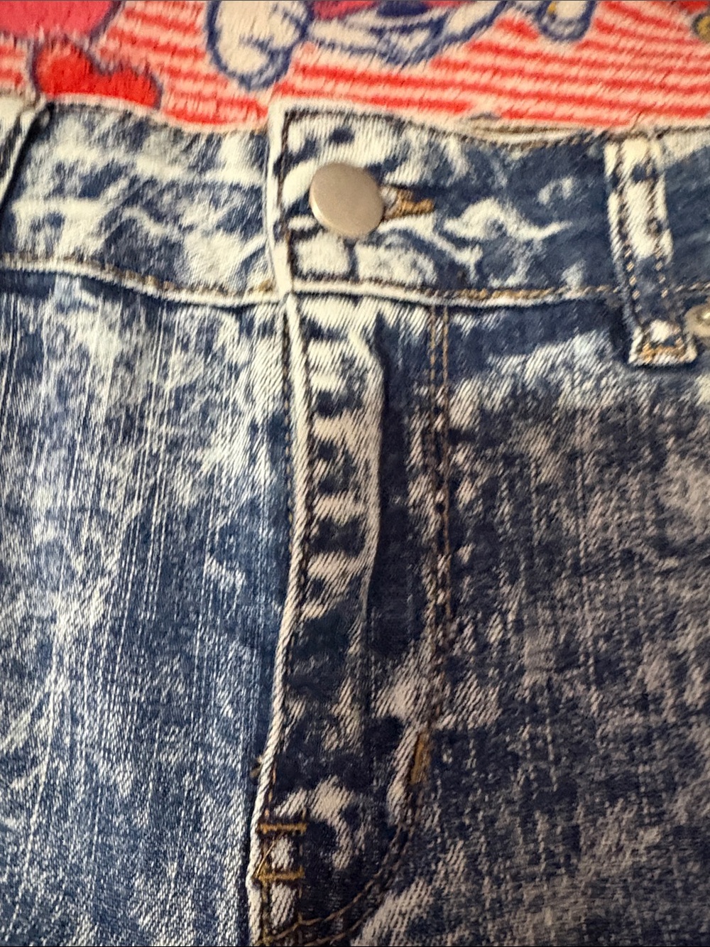 Cato Women's Relaxed Acid Wash Blue Jeans - Picture 3 of 9